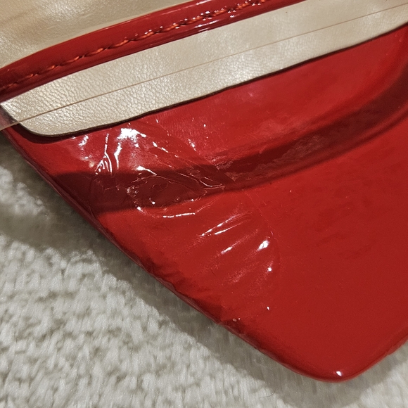 London Rag Red Strappy Sandals Heels Size 9 Y2K 90s Coquette Girl Preppy - Picture 7 of 12